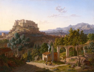 Landscape with the Castle of Massa di Carrara by Leo von Klenze